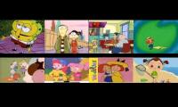 Spongebob ed edd n eddy pelswick maggie beast rugrats lampies Madeline and franny's feet 8parison