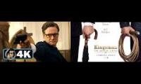 The Song for Kingsman 2's final fight is around the same length as the church fight from Kingsman 1.