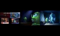 6 Monsters Inc Videos At The Same Time