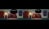 Night in the Woods Bea and Gregg couch comparison