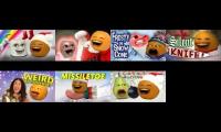 every annoying orange christmas song playded at once
