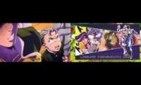 Josuke stops a robbery, but his Eyes of Heaven theme song plays.