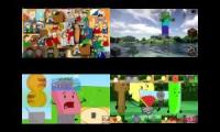 sparta gamma remix object show vs eddsworld vs minecraft