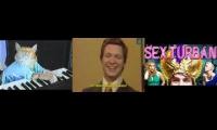 Music Trolls Sex Turban, Eduard Khil and Keyboard Cat