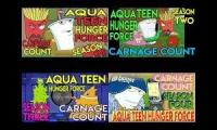 Aqua Teen Hunger Force Season 1 2 3 and 4 (2000 - 2005) Carnage Count
