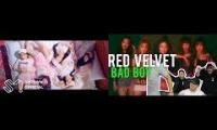 testing red velvet bad boy mv reaction