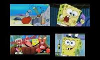 Spongebob Squarepants Sparta remixes Quadparison