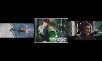 Star wars R1/episode 8 scenes set to Outlaw Star "Breeze"