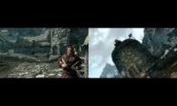 Skyrim intro dragon/Thomas