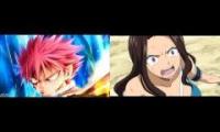 Natsu VS Gajeel (With NightCore Music)