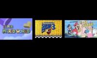 Super Mario: All 3 cartoon starman