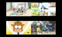 Regular Show Sparta Remixes Quadparison