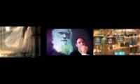 Homily on evolution theory, with ambient music and wind chimes