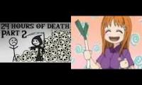 A large amount of leek death