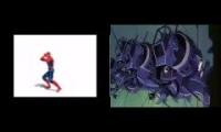 Thumbnail of Spiderman dances to Cruel Angel's Thesis