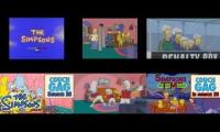 the simpsons couch gag comparison 1-28