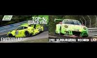 Nürburgring 24h pole lap comparison