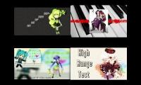 high range test ufoko/ruko/una/mayu vocaloidxutau