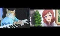 ROUND 1 Maki Nishikino VS Keyboard Cat