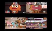 The Amazing world of Gumball Sparta remixes Quadparison 2