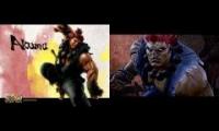 akuma sf4 theme syncs with akuma t7 intro