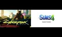 Cyberpunk 2077 feat. The Sims 4