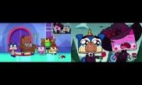Unikitty, Puppycorn, Hawkodile & Dr. Fox crying Sparta Remix 2P