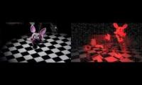 (TOY FOXY VIDEO TWOPARISON) Mangle Video Twoparison