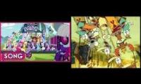 My Little Pony: Friendship Of Magic & Camp Lazlo Theme Song Remix