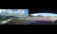 Compare 2 laps Track Day estoril