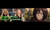 attack on titan season 2 finale seejanego reaction