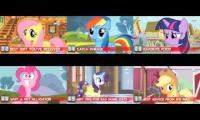 My Little Pony Hot Minute Mane Six Sixparison