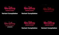 1986 Walt Disney Home Video Logo - Variant Compilation