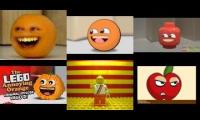 The annoying orange (hey apple!) realistic vs animation vs 3 Legos vs Go animate