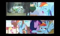 (MLP) - Best of Rainbow Dash Sparta Remixes Quadparison