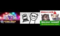 My Little Pony the movie official trailer vs asdfmovie2 vs jingle cats silent night