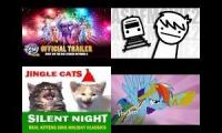 My Little Pony the movie official trailer vs asdfmovie2 vs jingle cats silent night vs at the gala