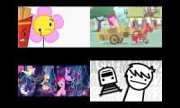 My little pony vs Bfdia vs asdfmovie