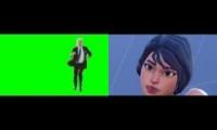 Razzi does the fortnite dance