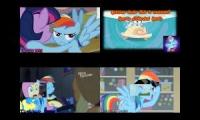 (MLP) - Best of Rainbow Dash Sparta Remixes Quadparison