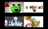 Veggie tales vs Shapetales Theme Song 2010 2014 with fanmades