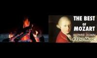 fire ambience and 432 hz mozart