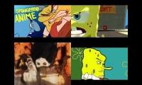 Spongebob Anime opening quadparision Narmak Vs Blood+ Vs Paint Vs 3D