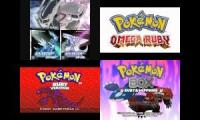 Pokemon RSE titel screen mashup