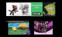 Sparta Quadparison My Talking Tom SpongeBob Zim