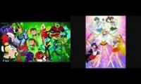 ben ten sailor moon transformation