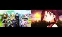 Sword Art Online Courage Calibur Mother's Rosario Opening Mashup