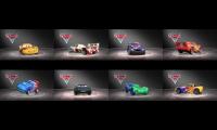 Cars 2 World Grand Prix Racers on Turntables