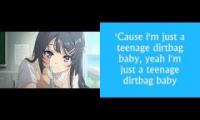 Teenage Dirtbag Doesn't Dream of Bunny Girls