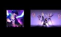 K/DA Original and Male Cover Mashup